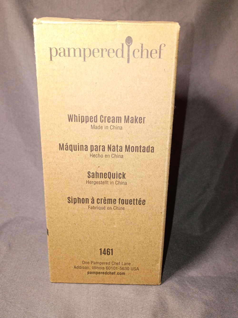 Pampered Chef Whipped Cream Maker - Turquoise